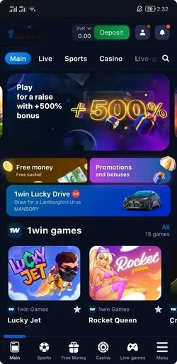 One Win App download APK