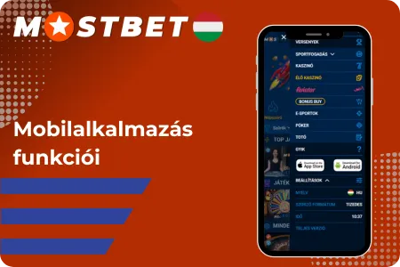 Mobilalkalmazás funkciói