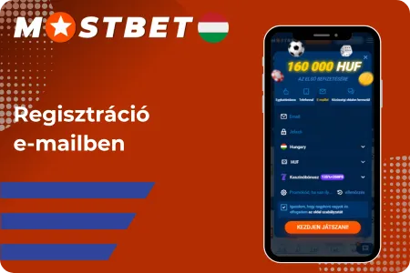 Regisztráció e-mailben
